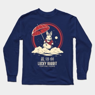 Lucky Rabbit Fortune Cookie Long Sleeve T-Shirt